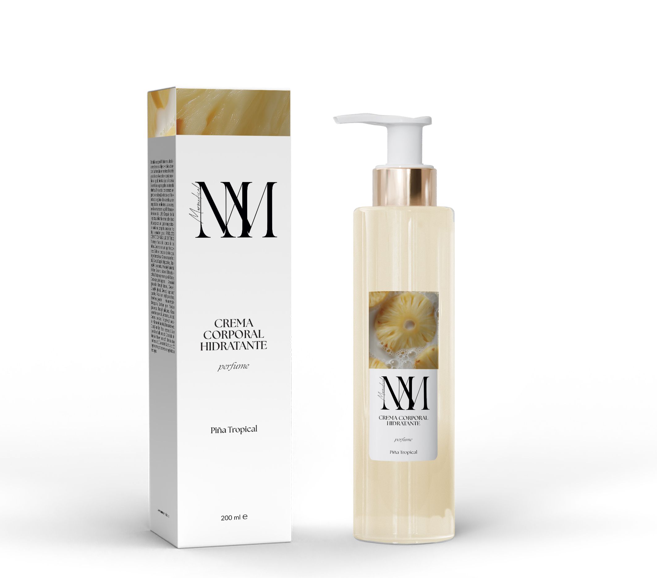 CREMA CORPORAL HIDRATANTE PIÑA TROPICAL 200 ML